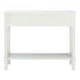 thumbnail image 7 of SAFAVIEH Tate 2-Drawer Rectangle Console Table, White, 7 of 7
