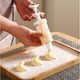thumbnail image 1 of Juego de Hacer Prensa de Galletas | Herramienta clásica de decoración de discos de galletas | 8 consejos para glasear | Tubo transparente | PP de grado alimenticio y acero inoxidable | Diseño, 1 of 8