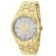 thumbnail image 2 of Mens Virgo Lucky Zodiac Sign 14K Gold Finish Simulated Diamond Custom Watch+Bracelet+Ring 3 Piece Combo Set, 2 of 7