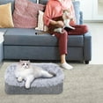 thumbnail image 6 of Moocorvic Large Soft Pet Bed for Cat or Dog, Rectangle, 24x20 Inch(Gray), 6 of 7
