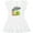 AA-White, variant on Out of This World Cute Green Alien Ufo Girls Baby Dress