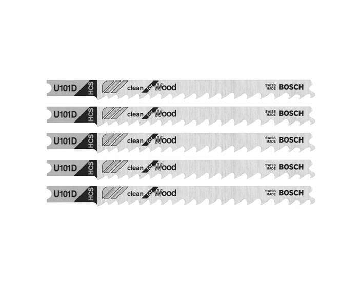ROBERT BOSCH TOOL GROUP 3-Pack 3-5/8-Inch 6-TPI High Carbide Steel Jigsaw Blade U101D3