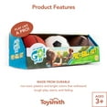 thumbnail image 4 of Toysmith Get Outside GO Pro-Ball Set, Pack of 3 (5-inch Soccer Ball, 6.5-inch Football and 5-inch Basketball), 4 of 10