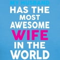 thumbnail image 3 of CafePress - My Husband Has The Most Awesome Wife In The World - Women's Traditional Fit Dark T-Shirt, 3 of 4