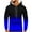 1-A-Blue, variant on Momasggi Mens Big and Tall Hoodies Fashion Gradient Long Sleeve Hooded Sweatshirts Fall Winter Warm Fleece Pullover Tops with Pockets Black 4XL