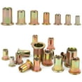 thumbnail image 2 of Nuts,300Pcs Galvanized Steel Rivet Threaded Rivet Nuts Galvanized Steel Rivet Nut Kit Smart Functionality, 2 of 13