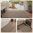 thumbnail image 7 of FEELHOME Door Mats for Inside 17"x30" Non Slip Rubber Welcome Mat for Inside Low-Profile Dirt Trapper Indoor Door Mats for Entryway Absorbent Washable Entry Rug Floor Mats Woven Braided Gray, 7 of 7