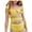 Yellow, variant on Vedolay Teen Girl Swimsuits Girl's Cute Ribbed Knit One Piece Swimsuit Cut Out Scoop Neck Bathing Suit,Yellow 150