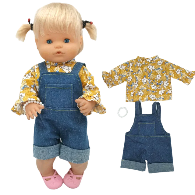 Conjunto de pijama de Koala para muñeca Nenuco, Ropa para muñecas Y Su hermana, regalo para niñas, 40 Cm