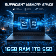 Gaming Laptop 15.6 FHD , AMD Ryzen 7 5825U, 16GB RAM, 1TB SSD, Windows 11PRO, Graphite, Backlit KB, Gray