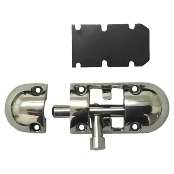 MARINE CITY Heavy Barrel Bolt Door Latches, 316 Grade Stainless Steel, Brush Finish, 3.4 x 1-1/4 Inches, for Windows, Doors, Hatches, Cupboards, Cabinets Pack of 1