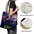 thumbnail image 3 of I am Groot Bolso de tela con estampado de lienzo para mujer, bolsa de compras reutilizable y estética, con cremallera interior, regalo para mujer,38*45cm., 3 of 6