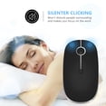 thumbnail image 2 of Bluetooth Mouse, Jelly Comb Slim Dual Mode 2.4GHz Wireless Mouse for Laptop, MacBook, PC, 2 of 9