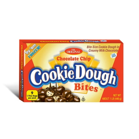 Ginormous Chocolate Chip Cookie Dough Bites Box, 16 (Best Ready Made Cookie Dough)