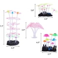 thumbnail image 3 of 4 Pack Glow Aquarium Decorations Simulation Glow Plant Silicone for Fish Tank Decorations, 3 of 5
