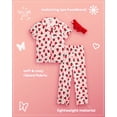 thumbnail image 2 of dELiA*s Girls Pajama Set Soft Cozy Button Down Sleepwear Pajamas for Girls with Spa Headband 2 Piece, 2 of 7