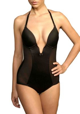 low back plunge bodysuit