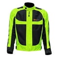 thumbnail image 3 of NEW Motorcycle Motorcross MX Armor Touring Sport Bike Textile Jacket Black Green, 3 of 11