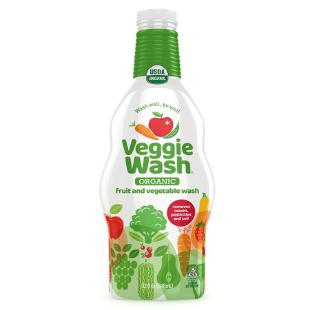 Veggie Wash Organic Fruit and Vegetable Wash Soaker, 32 Fluid Ounce C29