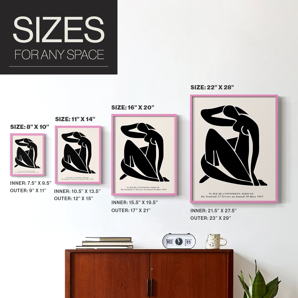 Matisse LVI Framed Print - Solid Wood