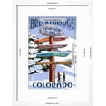 thumbnail image 3 of Breckenridge, Colorado  Ski Run Signpost, Framed Art Print Wall Art by Lantern Press Sold by Art.Com, 3 of 6