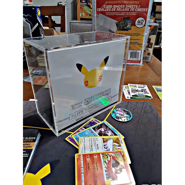 Etb Case Clear Acrylic Display Case For Pokemon Elite Trainer Box (ETB) - UV Protected, Magnetic Lid, 5mm Thick Walls For Protection Pokemon Box Etb Case Clear Acrylic Display Case For Pokemon Elite Trainer Box (ETB) - UV Protected, Magnetic Lid, 5mm Thick Walls For Protection Pokemon Box