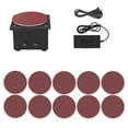 thumbnail image 1 of Mini Bench Disc Sander Electric Edge Sharpener 7 Variable Speed 10 Sanding Discs Diy Benchtop Sanding Polishing Grinding Machine For Wood Metal Acrylic Stone, 1 of 7