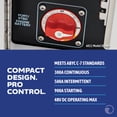 thumbnail image 3 of Blue Sea Systems 6006200 m-Series Battery Switch ON/OFF with Knob, Black, 3 of 7