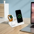 thumbnail image 2 of AZXY Wireless Charging Station,Charger Station,Charging Stand,Charging Stations for Multiple Devices at Once,Desk Magnetic Fast 3 in 1 Charger for Watch Phone, 2 of 8