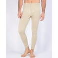 thumbnail image 2 of Real Essentials 3 Pack: Men's Thermal Underwear Base Layer Fleece Lined Pants with Fly - Long John Bottom(Big & Tall), 2 of 5