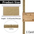 thumbnail image 2 of 22 Yards Flat Gold Elastic Band Glitter Metallic Elastic Cords 0.2 Inch Strip Strap Elasticity Knit String Ribbon for Sewing Crafts Skirt Waistband Dress Making Clothing Gold, 2 of 9