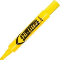 Desk Style Highlighters Chisel Marker, Yellow