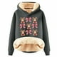 thumbnail image 1 of WILLBEST Sudadera de Mujer con Estampado Navideño de Vaca, Estilo Vaquero, Estilo Femenino y Grueso X-Grande, 1 of 4
