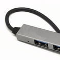 thumbnail image 3 of usb USB 3.1 a USB 2.0 3Port con Un Concentrador de Adaptador de Lector de Tarjetas Pequeño Gris Yotijar Adaptador USB C OTG, 3 of 9
