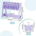 thumbnail image 2 of 1Box 116 Holes Acrylic Earring Holder Mini Hanger Rack Jewelry Display Earring Organizer Butterfly Dangle Earring Hanging Acrylic Ear Studs Display Rack for Selling Retail Show Exhibition, 2 of 6