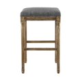 thumbnail image 2 of Linon Tabouret de Bar Sans Dossier en Bois Gris, 2 of 6
