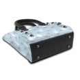 thumbnail image 3 of Lsque Easter Rabbit Pattern Leather Rivet Shoulder Bag – Elegant Genuine Leather & Microfiber PU Crossbody with Detachable Adjustable Strap, 3 of 5
