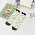 thumbnail image 7 of Fuzoiu Rose Print Adult Socks, Crew Moisture-wicking Socks, Unisex Cushion Crew Socks,Casual Sports Ankle Socks, 7 of 7