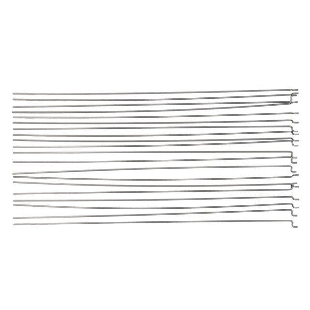 Pushrods de Avión RC, Resistencia Fuerte de 200 mm de Cañas de Empuje Z de Acero Z.