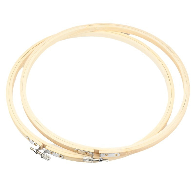 Senya 2PCS No-Slip Hoops 17"， Bamboo Embroidery Frame，Bamboo Embroidery Hoop（Multiple sizes）, For Adults