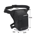 thumbnail image 5 of fankhu Durable Waist Leg Bag Motorcycle Cycling Riding Mobile Phone Purse Leggings Thigh Bag Belt Fanny Pack Bags for Men, 5 of 8