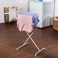 Compact Clothe Dry Rack Collapsible Clothes Drying Rack – Sturdy Metal X-Frame, Space-Saving ...