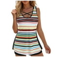 thumbnail image 1 of adviicd Tankini Tops Womens Flowy Tankini Tops Only - Modest Bathing Suit Loose Fit Swimsuit Swim Tops No Bottom 2026(Multicolour,XXL), 1 of 9