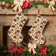 thumbnail image 6 of Lsque turkey hat Pumpkin Pattern 18 Inch Christmas Stockings, Festive Holiday Stocking for Christmas Decorations Holiday Decor, 6 of 8