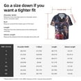 thumbnail image 4 of KLL Astronaut In Cosmic Garden Print Men's Shirt Short Sleeve Button Down Summer Cuba Beach Shirts- 4X-Large, 4 of 5