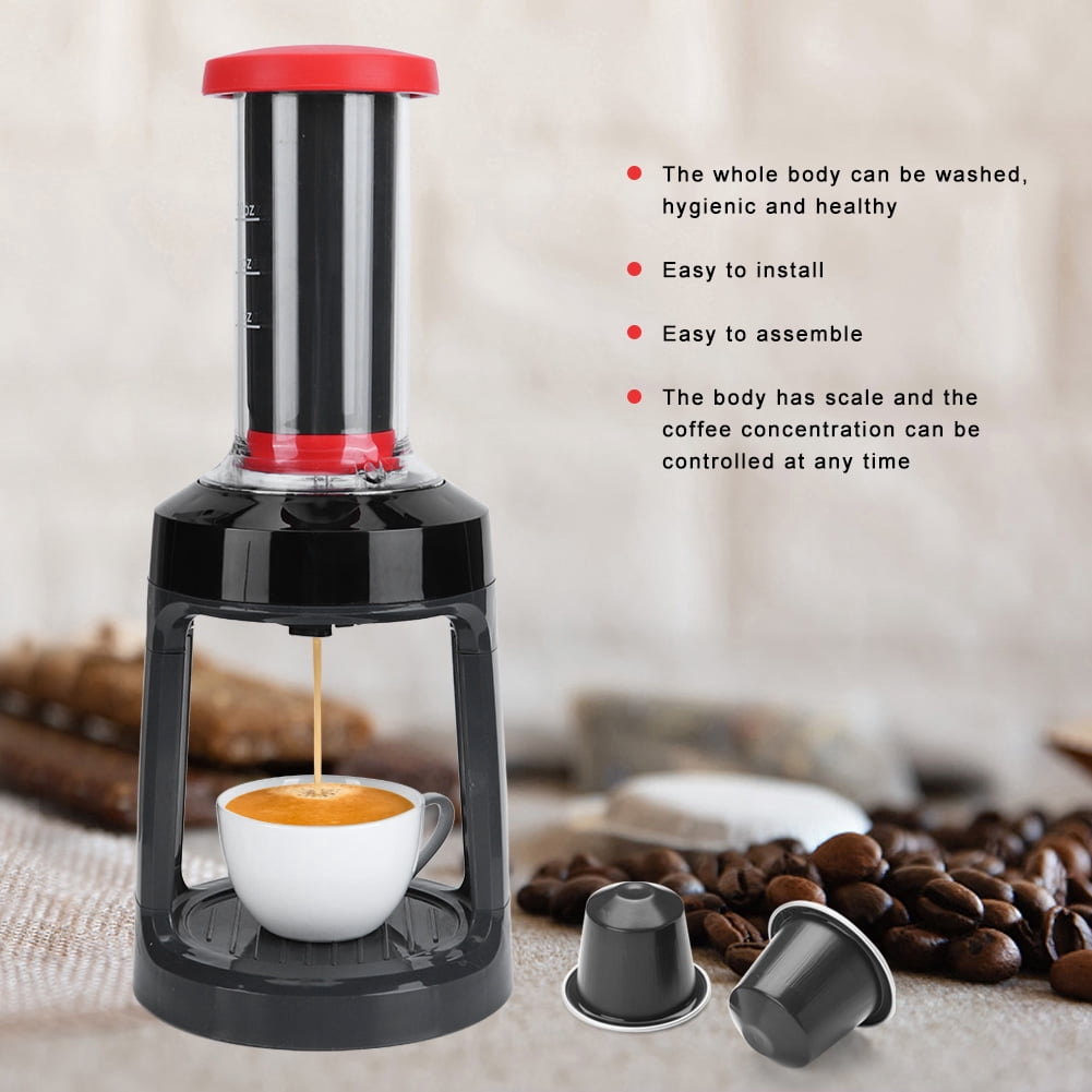 Hand Pressing Type Coffee Machine Home Manual Coffee Maker for Capsule Coffee Powder Sarapandan
