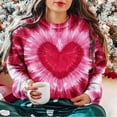 thumbnail image 6 of Horkkom Valentines Day Sweaters for Women, Long Sleeve Heart Sweatshirts, Pullover Crewneck Sweatshirts XL, Gifts for Women, 6 of 6