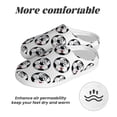 thumbnail image 6 of Picia Happy Football for Women's Lamb-hug Comfy Fleece House Slippers Memory Foam, Slip-on House Shoes Indoor Outdoor-46/47, 6 of 7