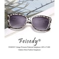 thumbnail image 4 of Gafas de Sol Polarizadas Vintage Cuadradas FEISEDY Jackie O B2451, 4 of 8