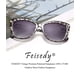 thumbnail image 4 of Gafas de Sol Polarizadas Vintage Cuadradas FEISEDY Jackie O B2451, 4 of 8